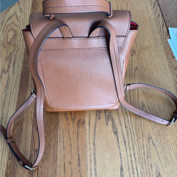 Kate Spade Tan Leather Backpack - Picture 2 of 4